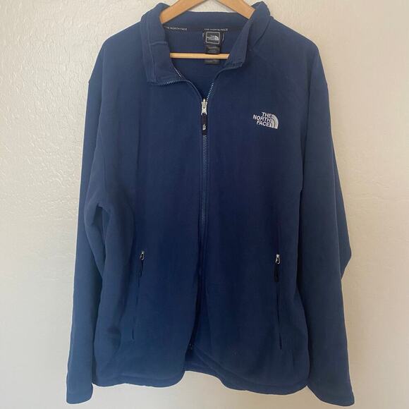 The North Face Other - The North Face Glacier Fleece Full Zip Jacket Mens Size XXL 2XL Navy Blue